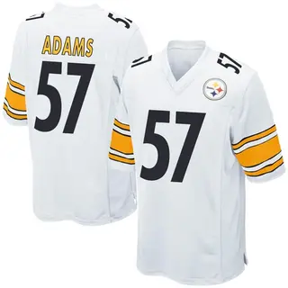 Montravius Adams Pittsburgh Steelers Youth Game Nike Jersey - White