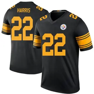Najee Harris Pittsburgh Steelers Men's Color Rush Legend Nike Jersey - Black