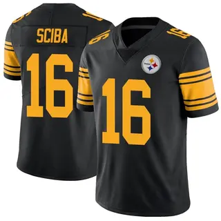 Nick Sciba Pittsburgh Steelers Youth Limited Color Rush Nike Jersey - Black