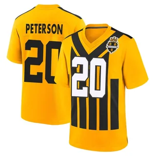 Patrick Peterson Pittsburgh Steelers Men's Game Alternate 1933 Throwback Nike Jersey - Gold