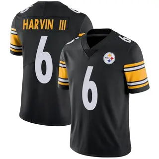 Pressley Harvin III Pittsburgh Steelers Men's Limited Team Color Vapor Untouchable Nike Jersey - Black