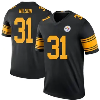 Quincy Wilson Pittsburgh Steelers Men's Color Rush Legend Nike Jersey - Black