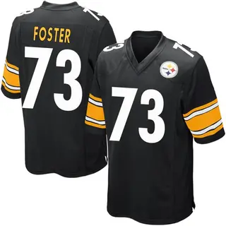 Ramon Foster Pittsburgh Steelers Men's Game Team Color Nike Jersey - Black