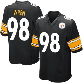 Renell Wren Pittsburgh Steelers Youth Game Team Color Nike Jersey - Black