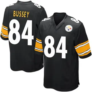 Rico Bussey Pittsburgh Steelers Men's Game Team Color Nike Jersey - Black