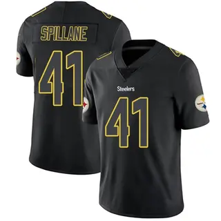 Robert Spillane Pittsburgh Steelers Youth Limited Nike Jersey - Black Impact