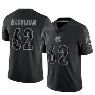 Ryan McCollum Pittsburgh Steelers Men's Limited Reflective Nike Jersey - Black