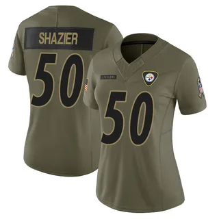 Ryan Shazier Pittsburgh Steelers Women's Limited 2025 Salute to Service Nike Jersey - Olive