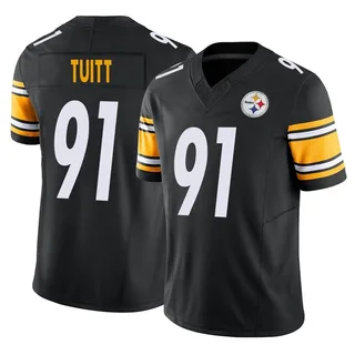Stephon Tuitt Pittsburgh Steelers Men's Limited Vapor F.U.S.E. Nike Jersey - Black
