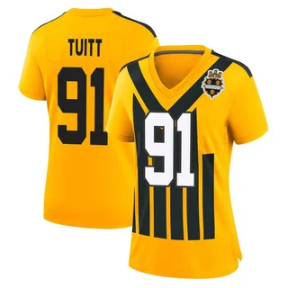 Stephon Tuitt Pittsburgh Steelers Women's Game Alternate 1933 Throwback Nike Jersey - Gold