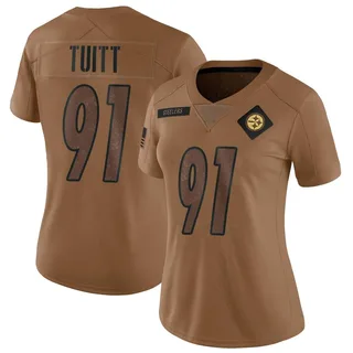 Stephon Tuitt Pittsburgh Steelers Women's Limited 2023 Salute To Service Nike Jersey - Brown