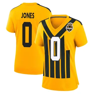 Steven Jones Pittsburgh Steelers Women's Game Alternate 1933 Throwback Nike Jersey - Gold