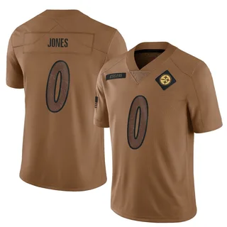 Steven Jones Pittsburgh Steelers Youth Limited 2023 Salute To Service Nike Jersey - Brown