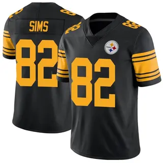 Steven Sims Pittsburgh Steelers Men's Limited Color Rush Nike Jersey - Black