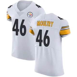 T.D. Moultry Pittsburgh Steelers Men's Elite Vapor Untouchable Nike Jersey - White