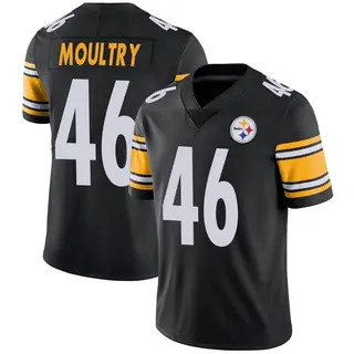 T.D. Moultry Pittsburgh Steelers Men's Limited Team Color Vapor Untouchable Nike Jersey - Black