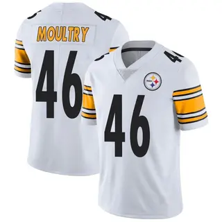 T.D. Moultry Pittsburgh Steelers Men's Limited Vapor Untouchable Nike Jersey - White