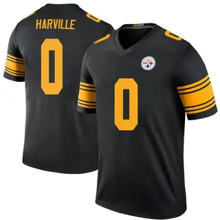 Tavin Harville Pittsburgh Steelers Men's Color Rush Legend Nike Jersey - Black