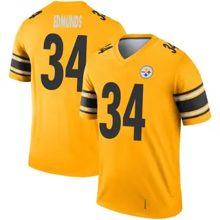 Terrell Edmunds Pittsburgh Steelers Youth Legend Inverted Nike Jersey - Gold
