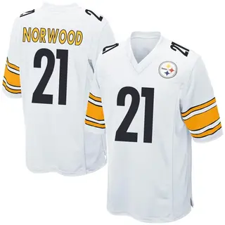 Tre Norwood Pittsburgh Steelers Men's Game Nike Jersey - White