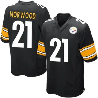 Tre Norwood Pittsburgh Steelers Youth Game Team Color Nike Jersey - Black