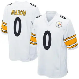 Trevon Mason Pittsburgh Steelers Men's Game Nike Jersey - White