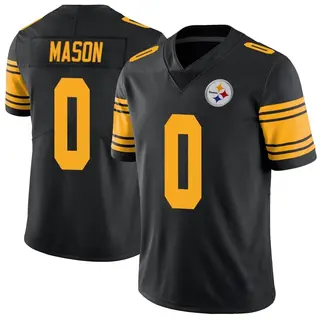 Trevon Mason Pittsburgh Steelers Men's Limited Color Rush Nike Jersey - Black