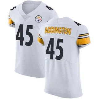 Tucker Addington Pittsburgh Steelers Men's Elite Vapor Untouchable Nike Jersey - White