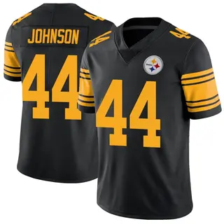 Tyree Johnson Pittsburgh Steelers Men's Limited Color Rush Nike Jersey - Black
