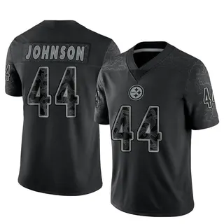 Tyree Johnson Pittsburgh Steelers Youth Limited Reflective Nike Jersey - Black