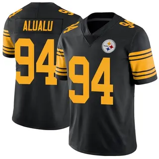 Tyson Alualu Pittsburgh Steelers Youth Limited Color Rush Nike Jersey - Black