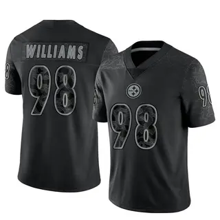 Vince Williams Pittsburgh Steelers Men's Limited Reflective Nike Jersey - Black
