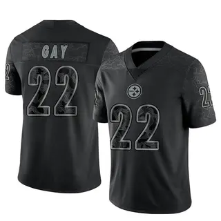 William Gay Pittsburgh Steelers Men's Limited Reflective Nike Jersey - Black