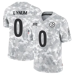 Youth Tamon Lynum Pittsburgh Steelers Youth Limited Arctic Camo 2024 Salute to Service Nike Jersey
