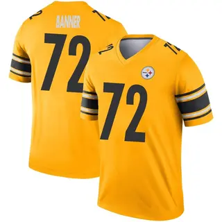 Zach Banner Pittsburgh Steelers Men's Legend Inverted Nike Jersey - Gold