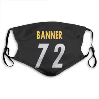 Zach Banner Pittsburgh Steelers Reusable & Washable Face Mask