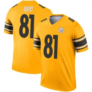 Zach Gentry Pittsburgh Steelers Men's Legend Inverted Nike Jersey - Gold